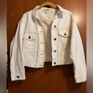 Miami Cream Denim Jacket